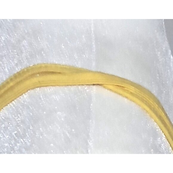 Roxy Top Womens Size M Trapeze Sleeves Yellow Chevron Striped Metal Decor - Picture 7 of 13